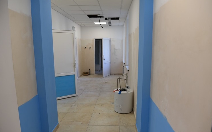 Як у Нікополі ремонтують нову дитячу лікарню