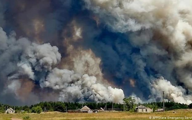 Екокатаклізм: пожежа на Луганщині сягнула межі - тисячі гектарів у вогні, страждають люди і тварини