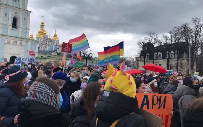 Як пройшов Марш жінок 8 березня у Києві? Яких прав досі не мають жінки