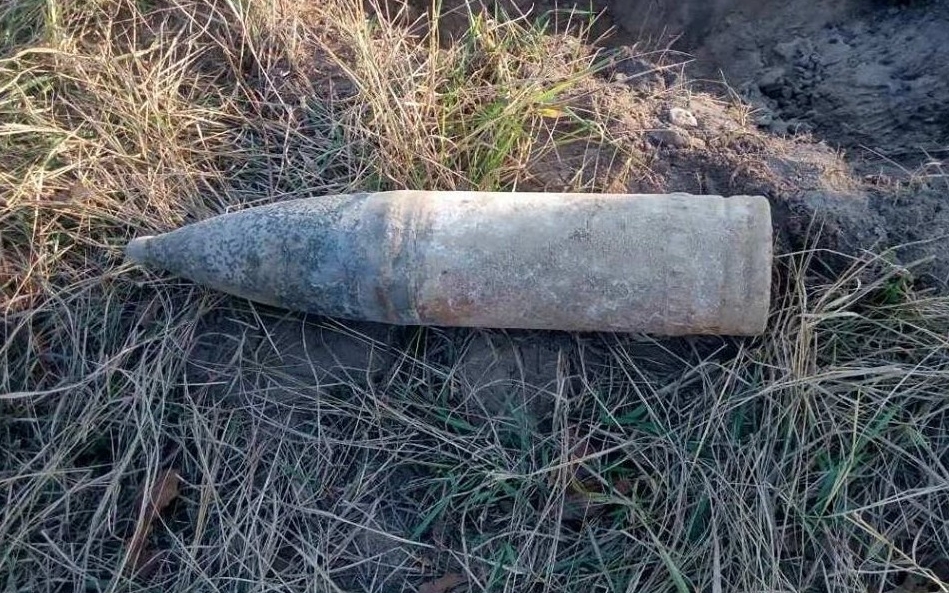 У Нікополі знайшли артилерійський снаряд