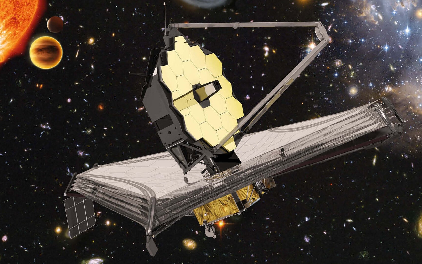 Найпотужніший і найдорожчий телескоп - James Webb - запущений у космос