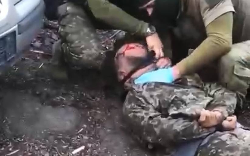 Повне відео кастрації солдата ЗСУ російськими терористами 18+
