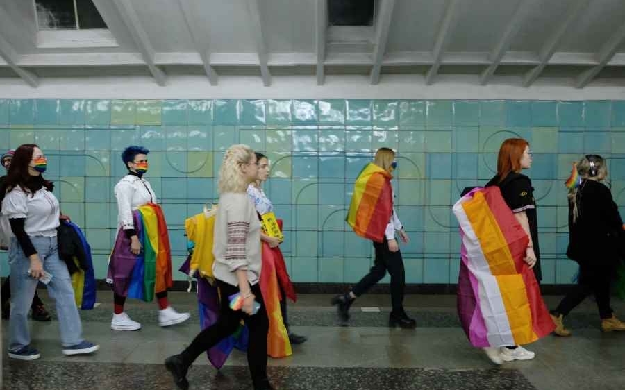 У Харкові провели ЛГБТ-прайд у метро - вперше за час війни 