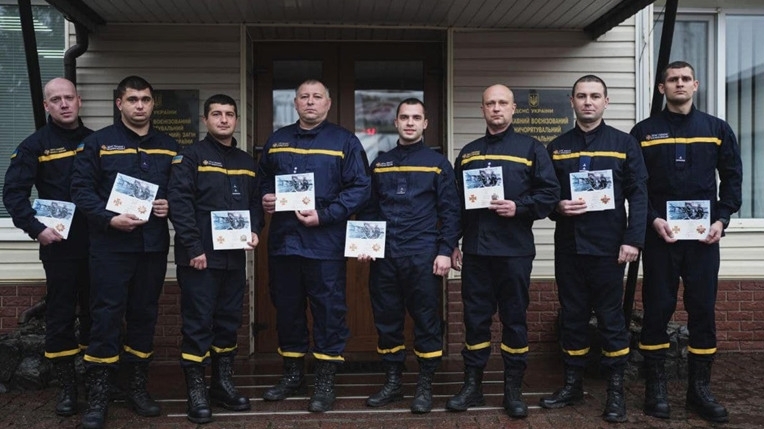 У Дніпровській області нагородили працівників ДСНС