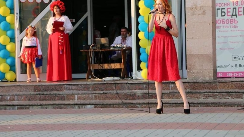 Марія Шушайло залишилася у Нікополі і займається вокалом