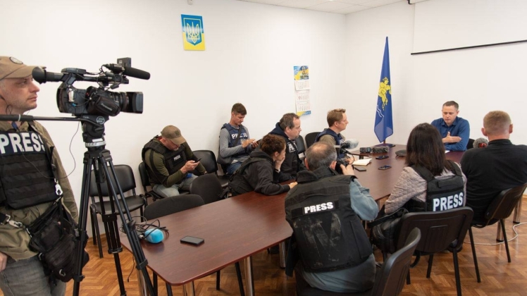 Журналісти зарубіжних та українських ЗМІ відвідали Нікополь