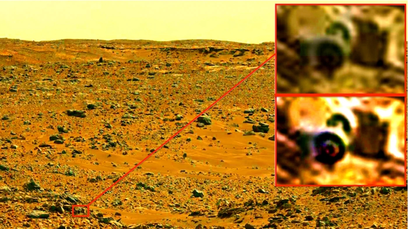 Вчені допустили штучне походження знайдених на Марсі об'єктів