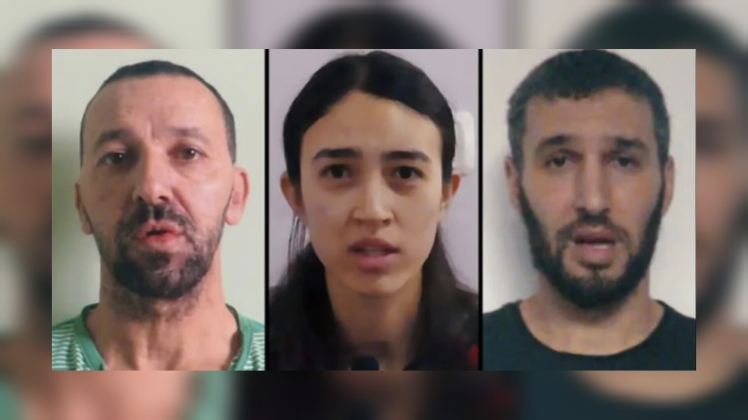 Терористи ХАМАСу опублікували відео із трьома заручниками