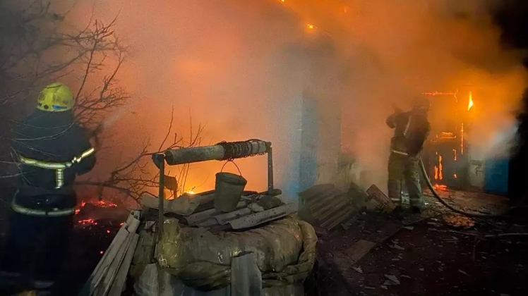 Пожежа в селі Зелений Гай
